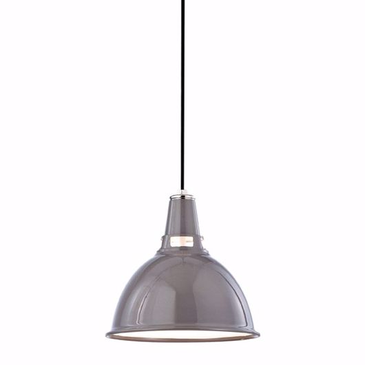 Picture of 14TH STREET PENDANT--SMALL - GREY & POLISHED NICKEL