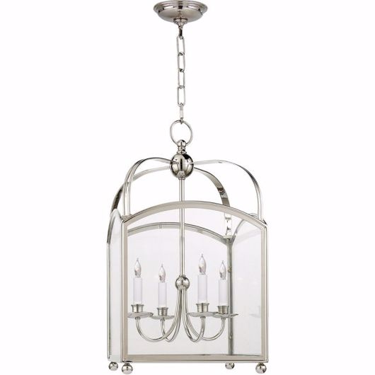 Picture of ARCH TOP MEDIUM LANTERN - POLISHED NICKEL
