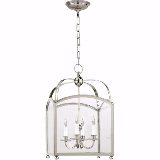 Picture of ARCH TOP SMALL LANTERN - POLISHED NICKEL