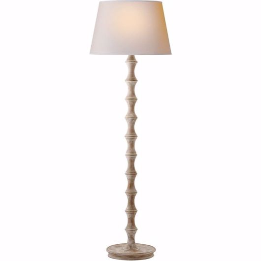 Picture of BAMBOO FLOOR LAMP - BELGIAN WHITE