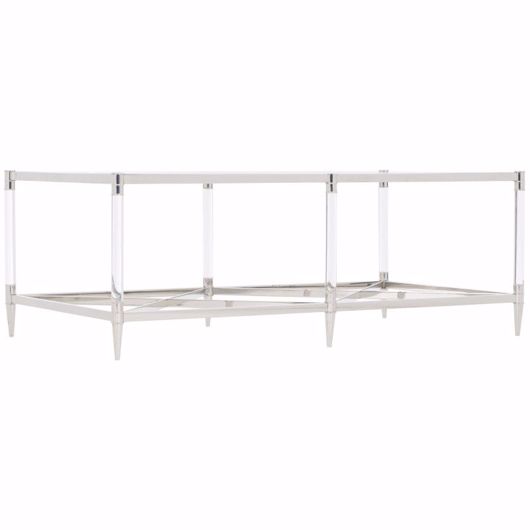 Picture of Celeste Metal Rectangular Cocktail Table
