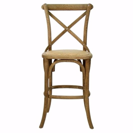 Picture of Bistro Bar Stool--Limed Grey