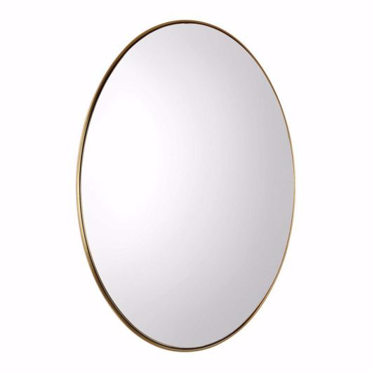 Picture of PARSON OVAL MIRROR- BRASS