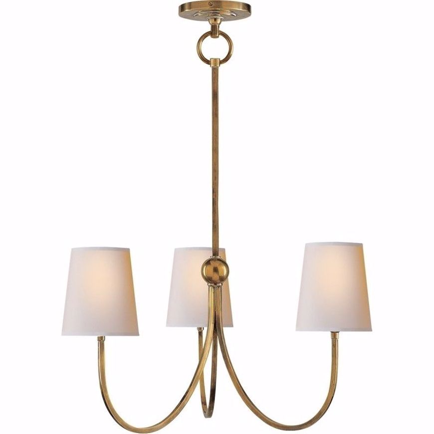 Picture of DENMARK CHANDELIER - HAND-RUBBED ANTIQUE BRASS