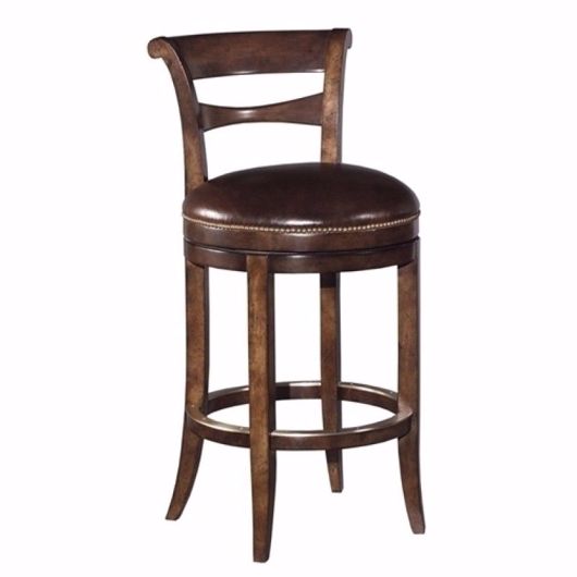 Picture of Dunster Swivel Armless Counter Stool--Brown