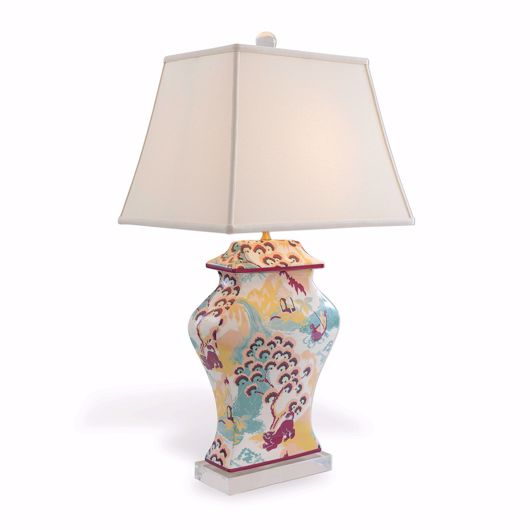 Picture of OLD PEKING SANGRIA TABLE LAMP