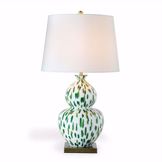 Picture of CLUB HOUSE PALM GREEN TABLE LAMP