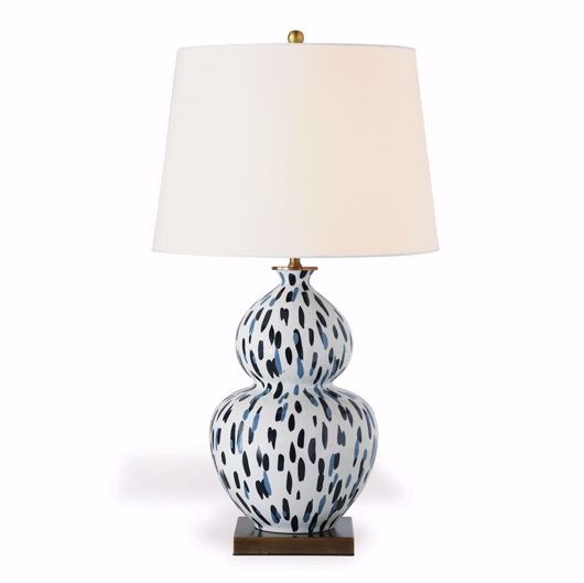 Picture of CLUB HOUSE INDIGO BLUE TABLE LAMP